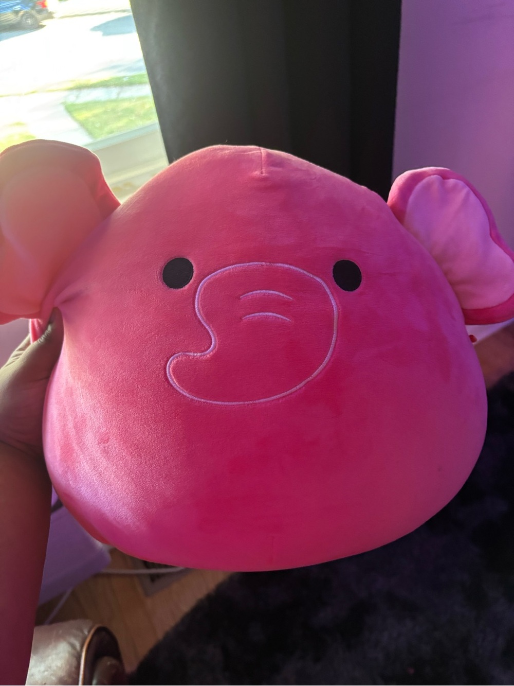 Squishmallows Kyla the Pink Elephant Plush Pink Elephant NWOT
12”